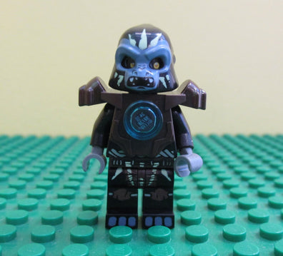 LEGO Minifigure-Gorzan - Dark Brown Heavy Armor-Legends of Chima-LOC035-Creative Brick Builders